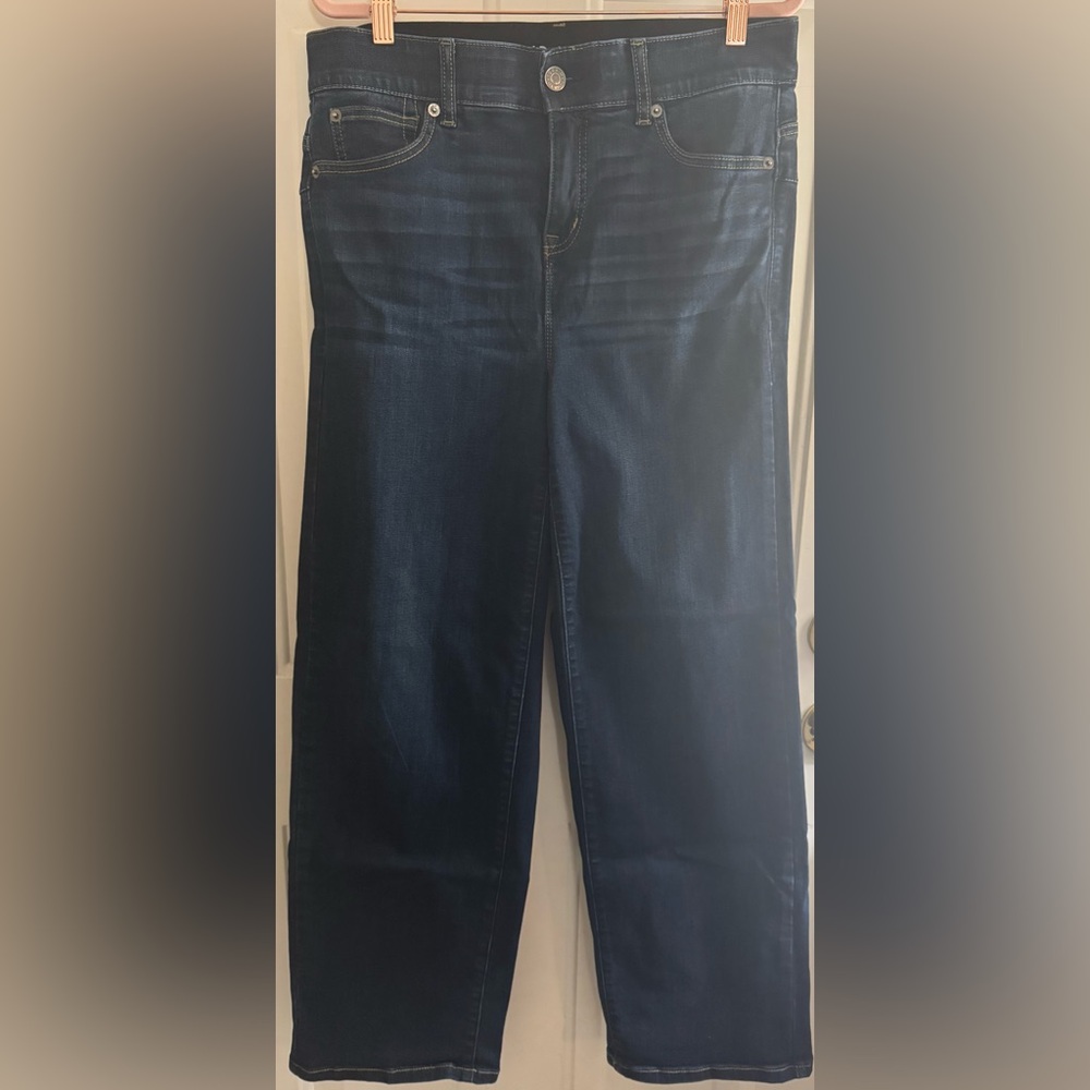 Torrid Dark Blue Bombshell Wide Leg Jeans